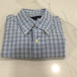 Tommy Hilfiger S/S plaid button down shirt